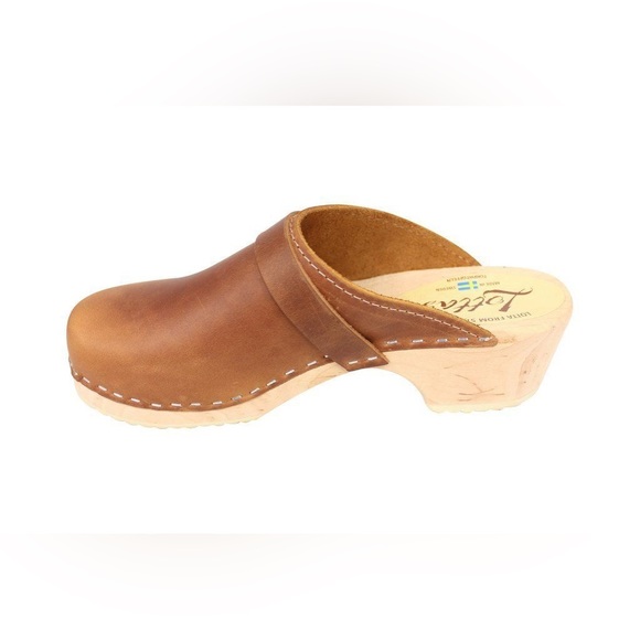 Lotta From Stockholm Brown Leather Clogs - Picture 6 of 15